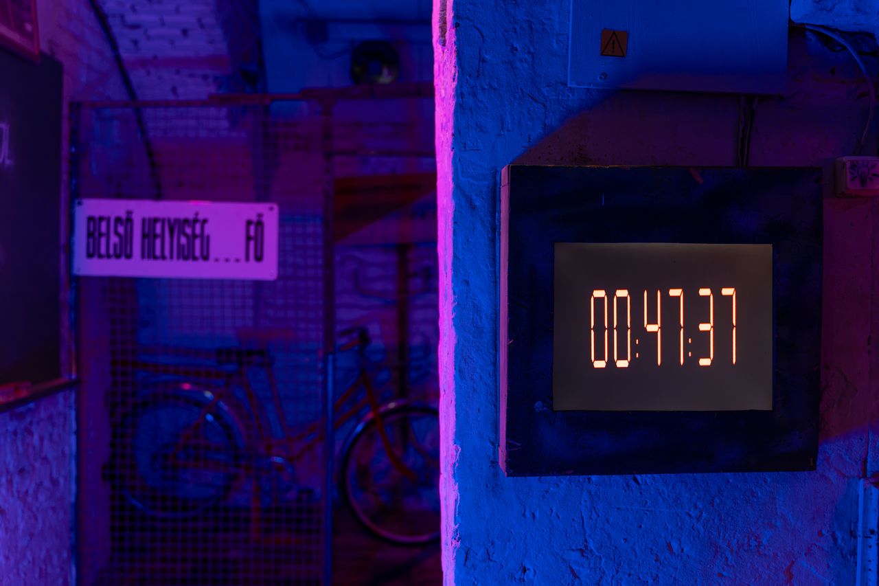 Chernobyl escape room – the countdown display